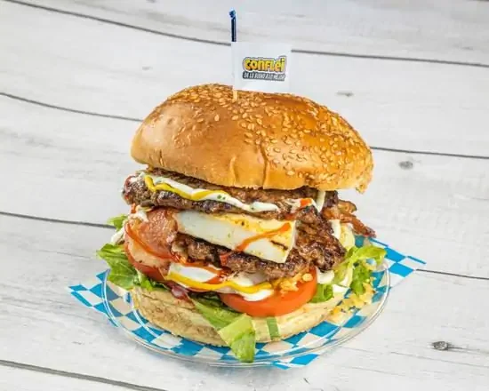 #3 Double Beef Burger from Conflei Food Truck.
