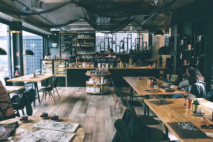 Neighborhood coffee shop